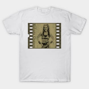 Katana Chance-Vintage Film Strip Concept T-Shirt